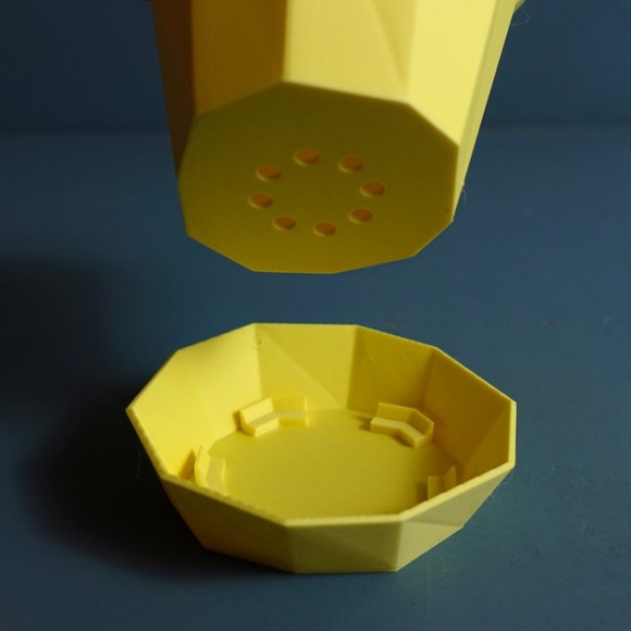 Gazzaladra Planter Glitch Modern Indoor & Outdoor Wall Planter, Wall Hanging - Picture 4 of 5